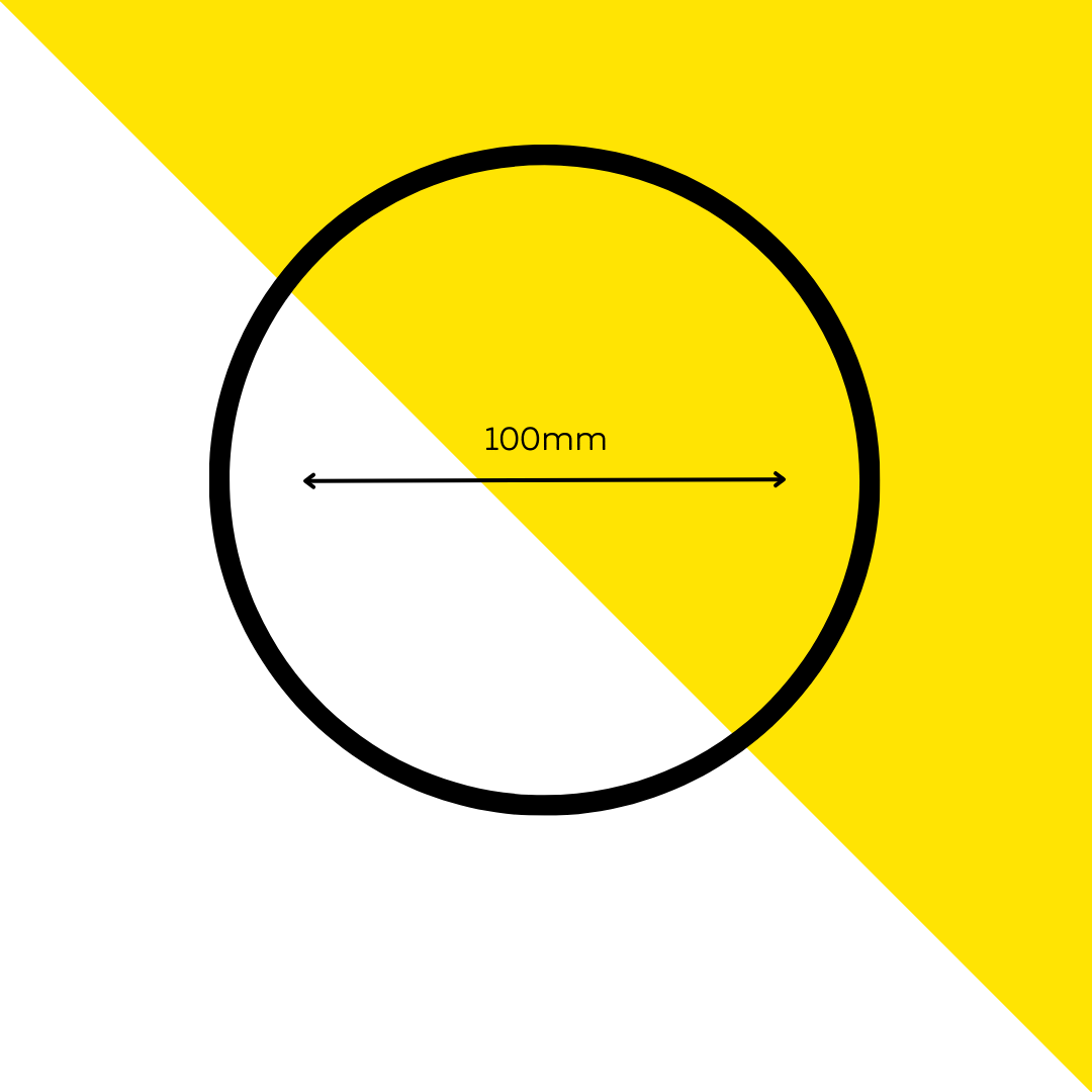 100mm Acrylic Circle