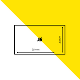 A9 Size | 37mm x 52mm