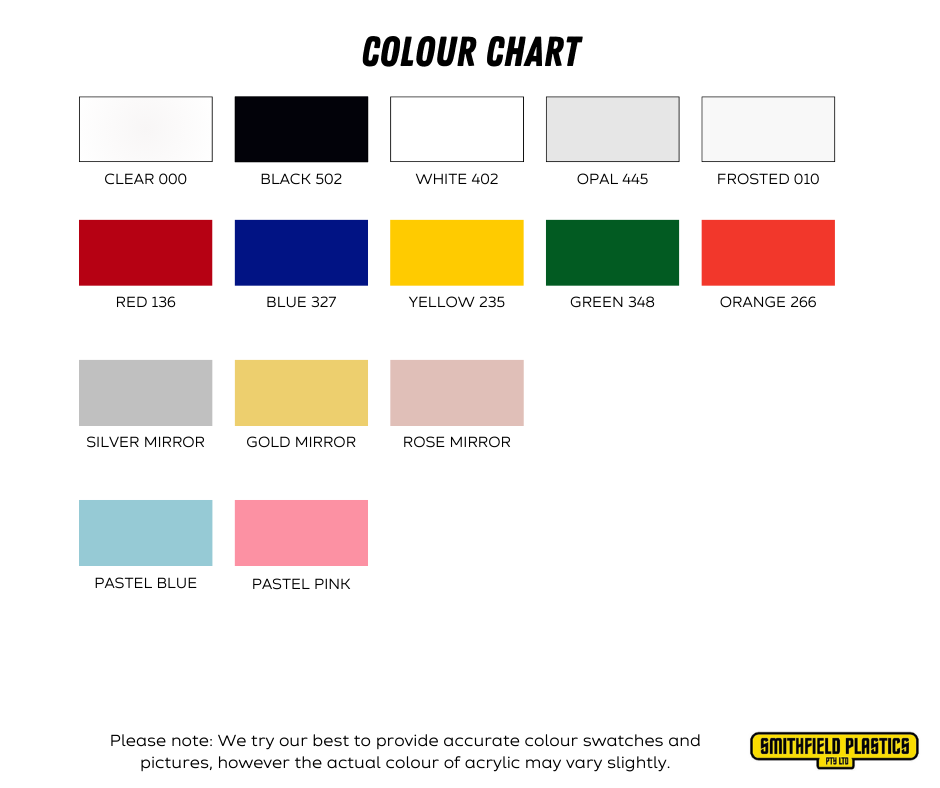 A3 Patch Color A3 Size | 420mm x 297mm – Smithfield Plastics